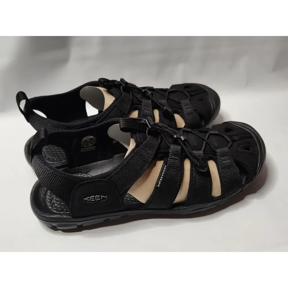 KEEN Clearwater CNX Men’s Sandals 10.5 Triple Black Waterproof